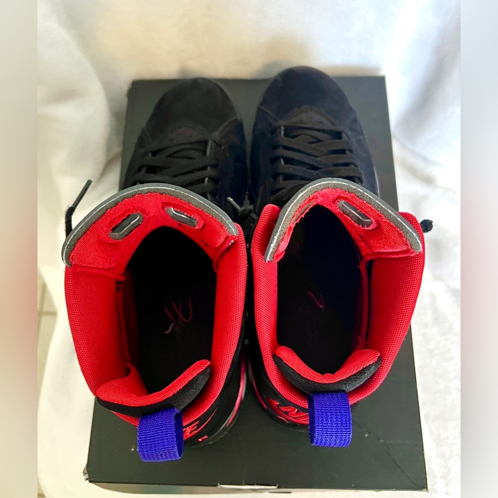 Men’s/Teen Jordan MVP, size 8.5, Black/Dark Concord Raptor - Picture 4 of 12